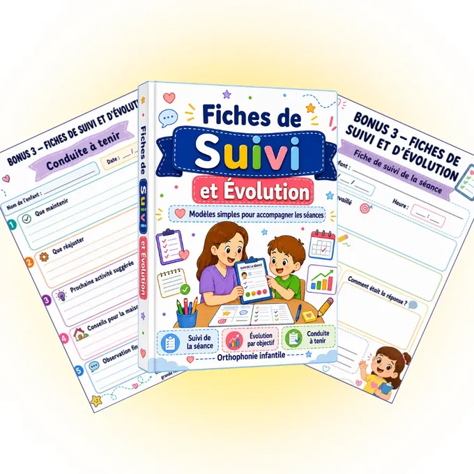 Fiches de suivi et d'évolution