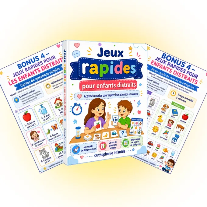 Jeux rapides pour enfants dispersés