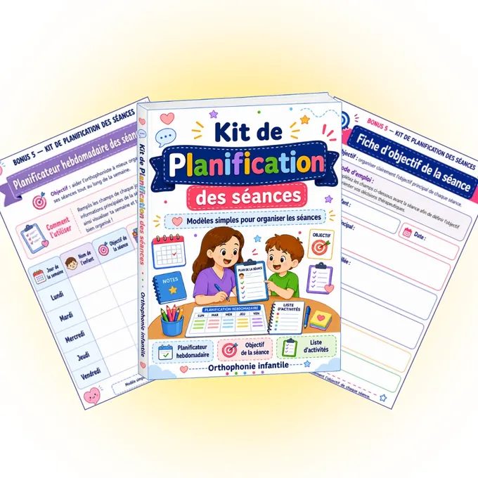 Kit de planification des séances
